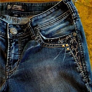 Women’s Silver Boot cut Jeans Size 32x30